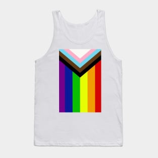 LGBTQ+ flag (vertical) Tank Top